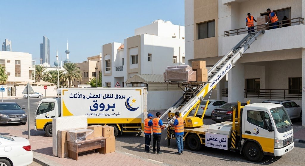 أمان واحترافية في الفك والتغليف | أفضل شركة نقل أثاث بالكويت