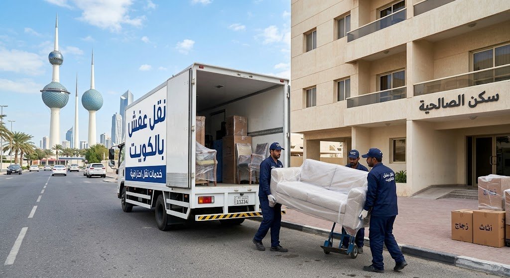 نقل وتغليف آمن مع الفك والتركيب | شركة نقل عفش الفروانية بالكويت
