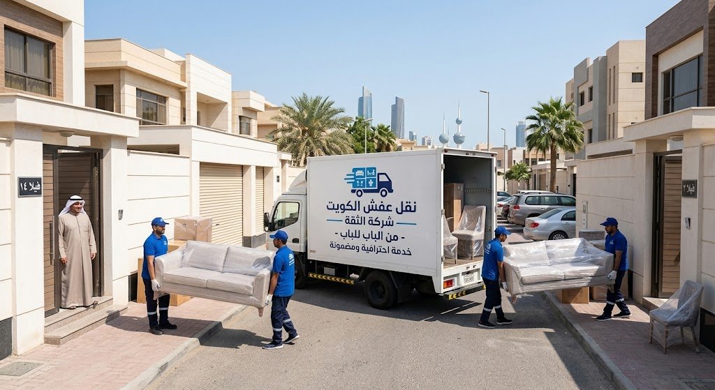 من الباب للباب عبر نقل عفش الكويت