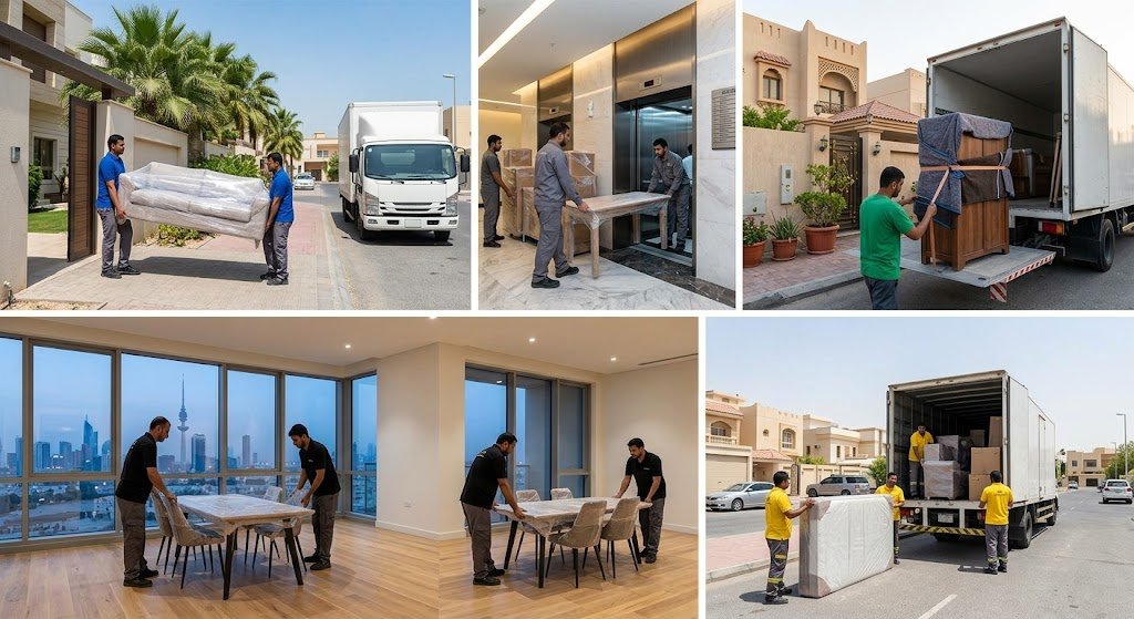 نقل وتغليف آمن مع الفك والتركيب | شركة نقل عفش الاحمدي بالكويت