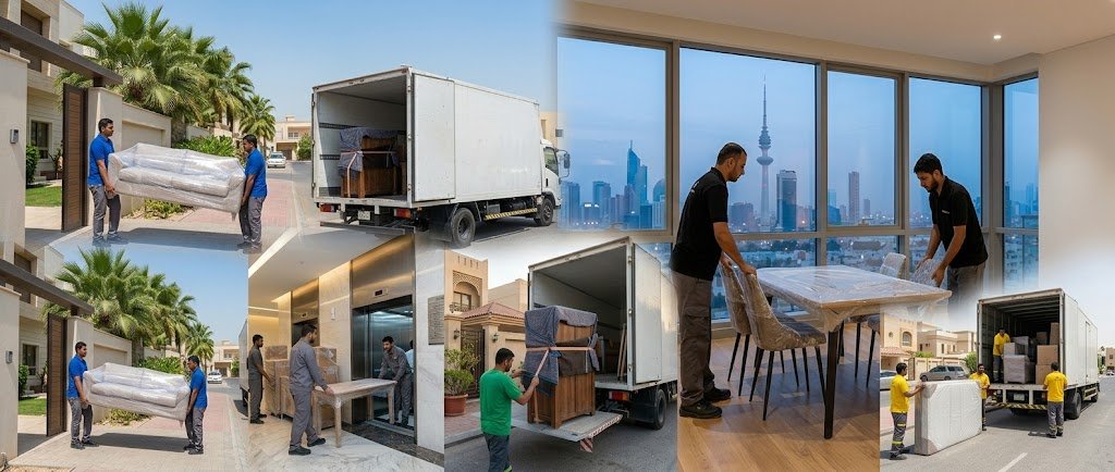 نقل وتغليف آمن مع الفك والتركيب | شركة نقل عفش البدع الكويت
