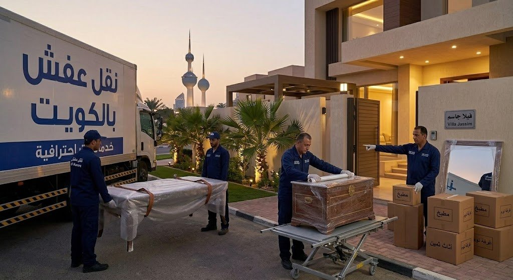 نقل وتغليف آمن مع الفك والتركيب | شركة نقل عفش المنطقة العاشرة بالكويت