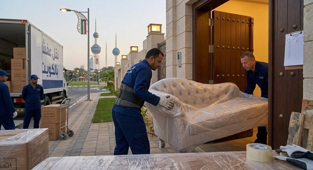 نقل وتغليف آمن مع الفك والتركيب | شركة نقل عفش بالكويت