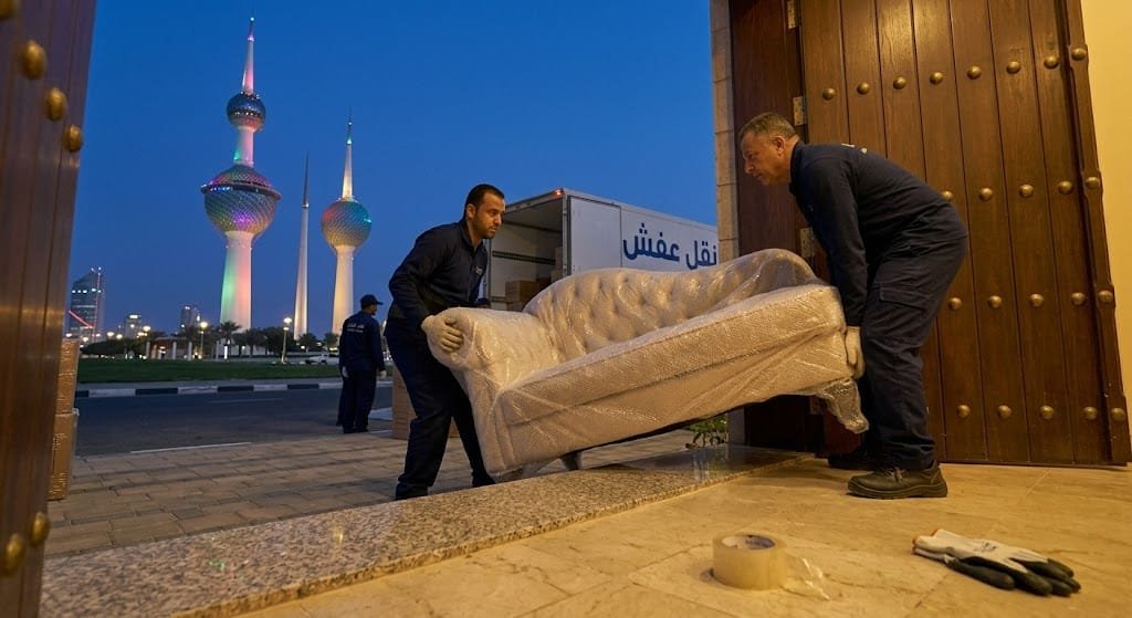 نقل وتغليف آمن مع الفك والتركيب | شركة نقل عفش جليب الشيوخ الكويت