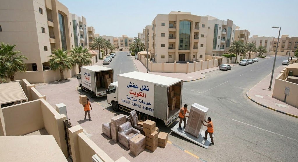 نقل وتغليف آمن مع الفك والتركيب | شركة نقل عفش مع التغليف الكويت