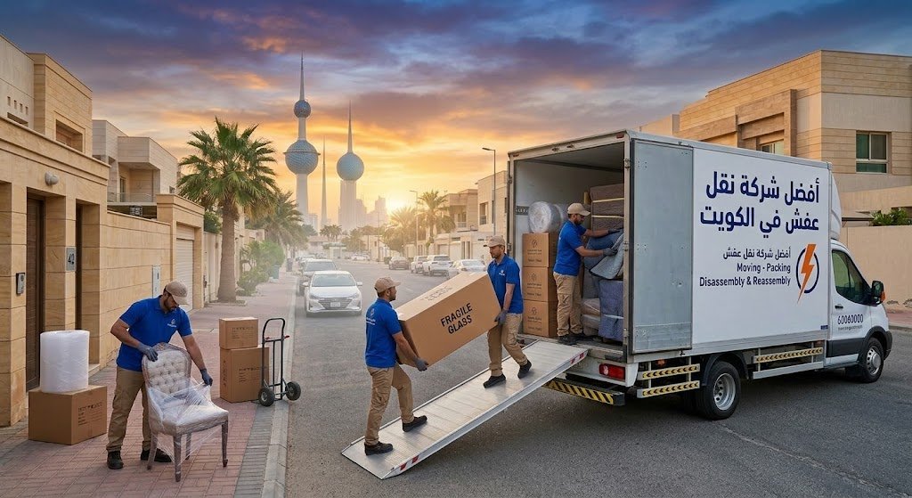 أفضل شركة نقل عفش في الكويت | فك وتغليف وتركيب آمن